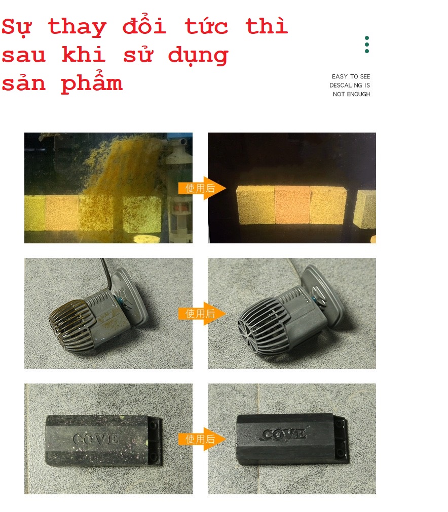 Dung dịch tẩy cặn Canxi Voonline dành cho bể cá