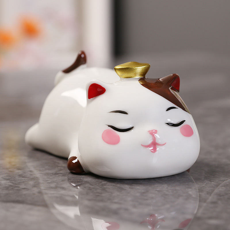 Mô hình Mèo Gốm Sứ Trang Trí