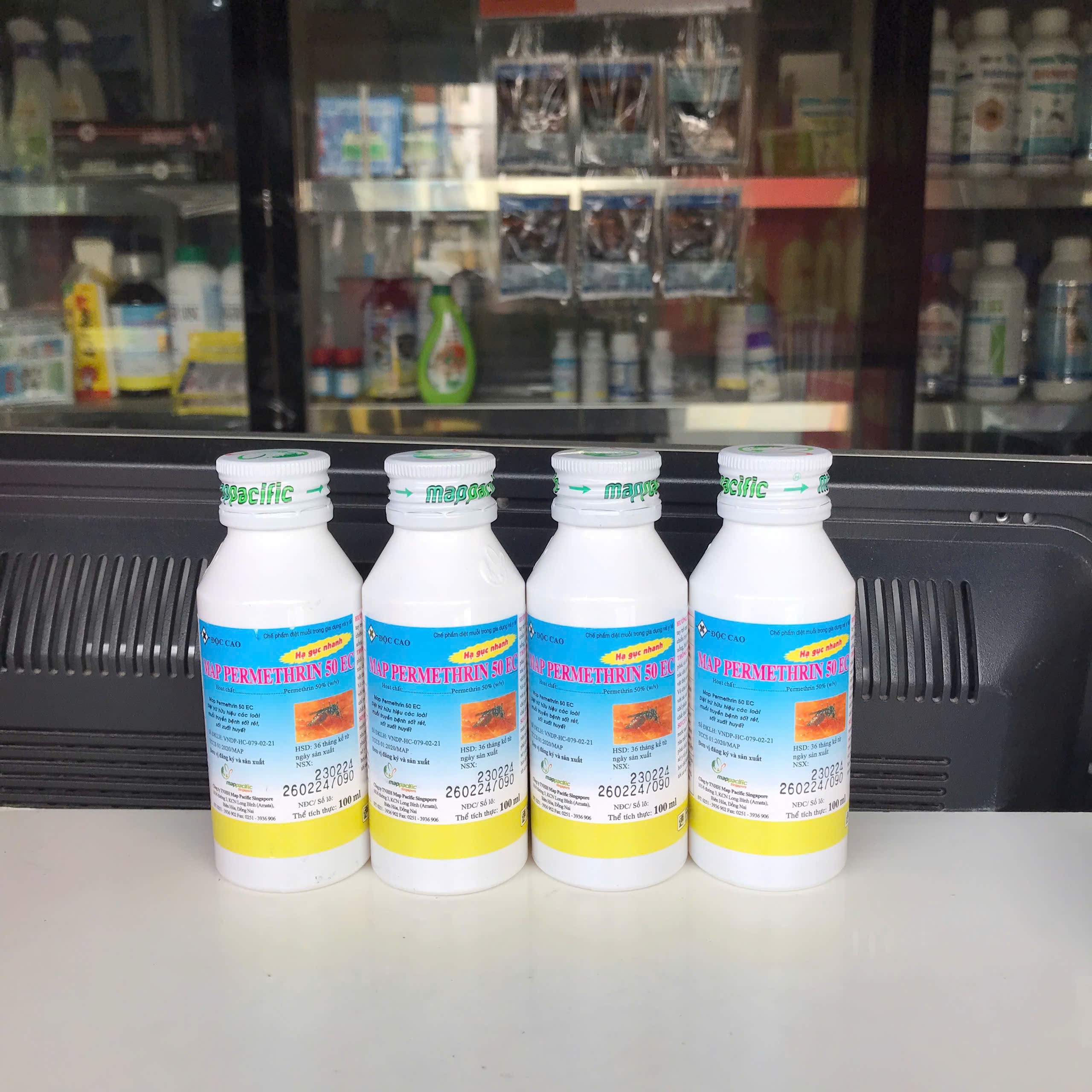 Thuốc diệt muỗi và côn trùng Map permethrin 50ec - 100ml