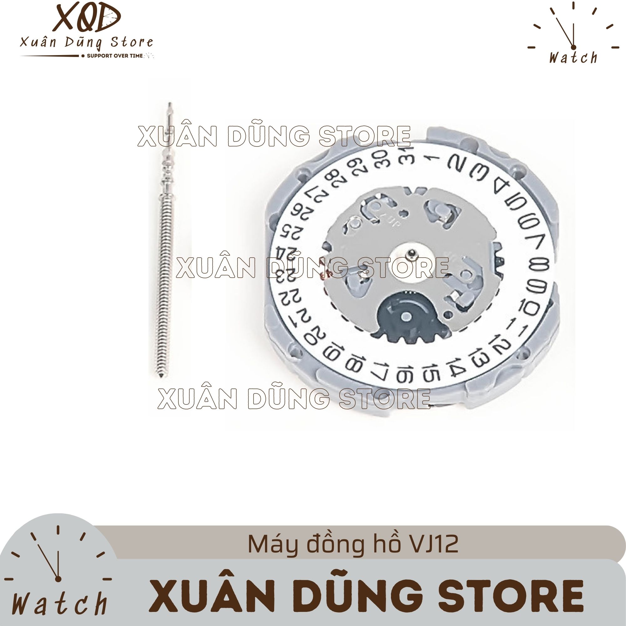 Phụ tùng Linh kiện thay thế VJ12 Máy đồng hồ VJ12 dùng để thay máy