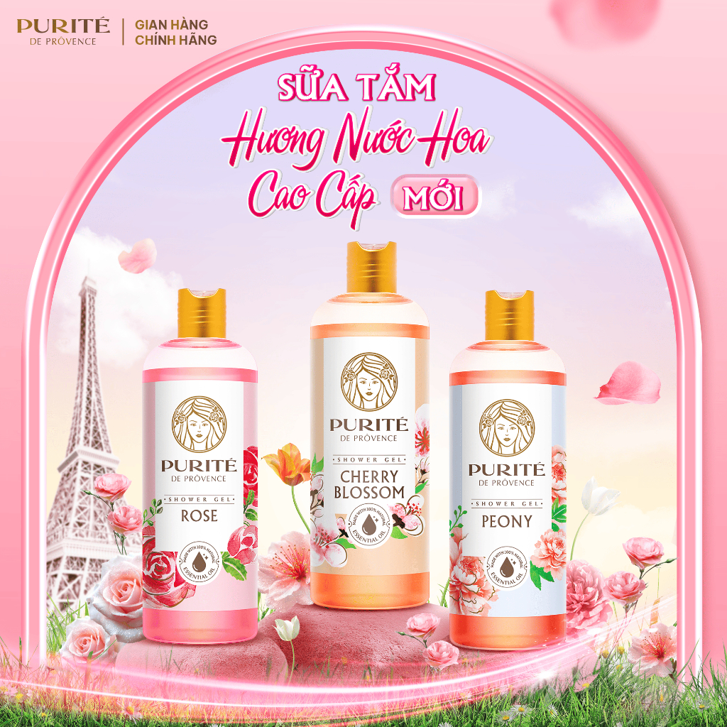 [BAO BÌ MỚI] Sữa Tắm Thiên Nhiên Purité 500ml