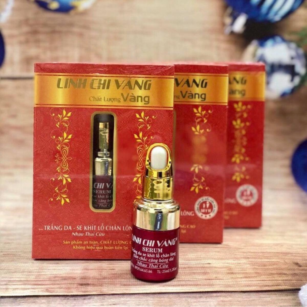 [HCM]SERUM DƯỠNG TRẮNG DA LINH CHI VÀNG 25ml