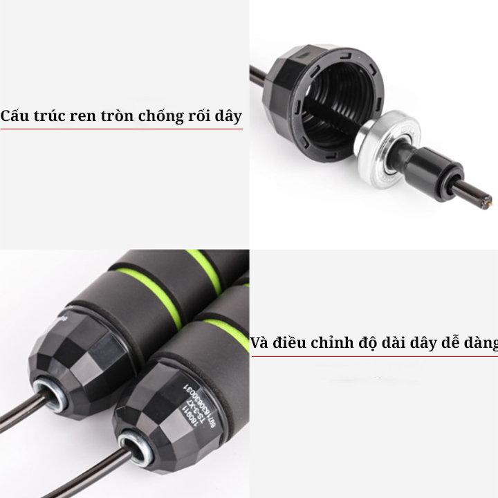Dây nhảy tập thể dục tập thể lực DN06