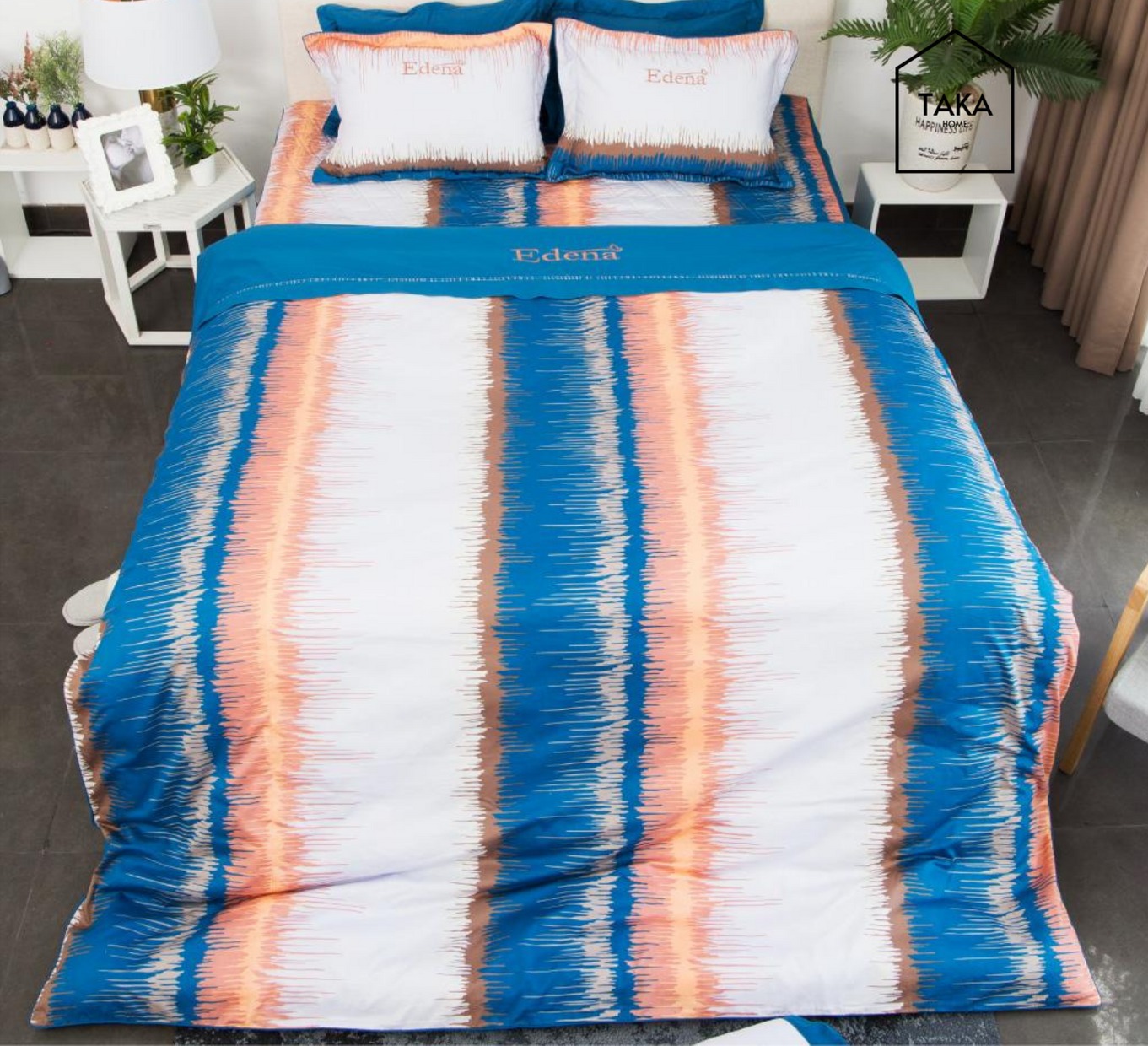 Bộ chăn ra Cotton In 447 Edena