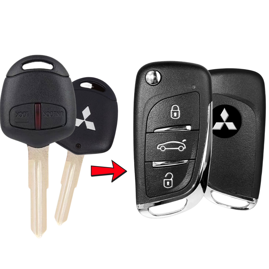 Làm Chìa khoá Độ gập remote Mitsubishi Grandis V11