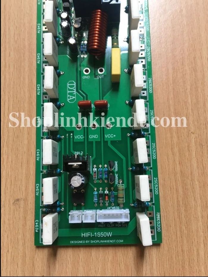 Bo công suất HIFI 1650W/1 kênh 24 sò