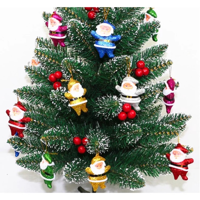 set 2 ông già noel treo giáng sinh siêu cute