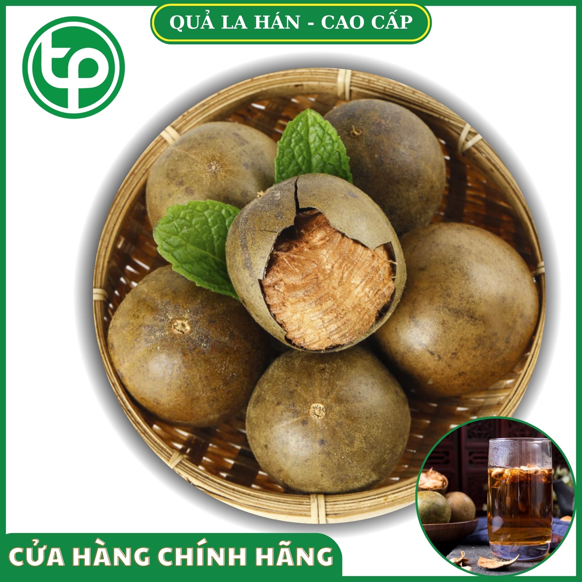 La hán quả 100g [Đều, Đẹp], Quả la hán - Thảo Dược Tấn Phát