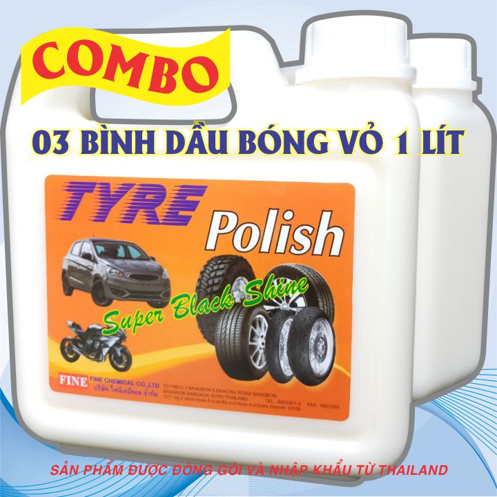 Combo of 3 1 Liter Can of Polishing Oil