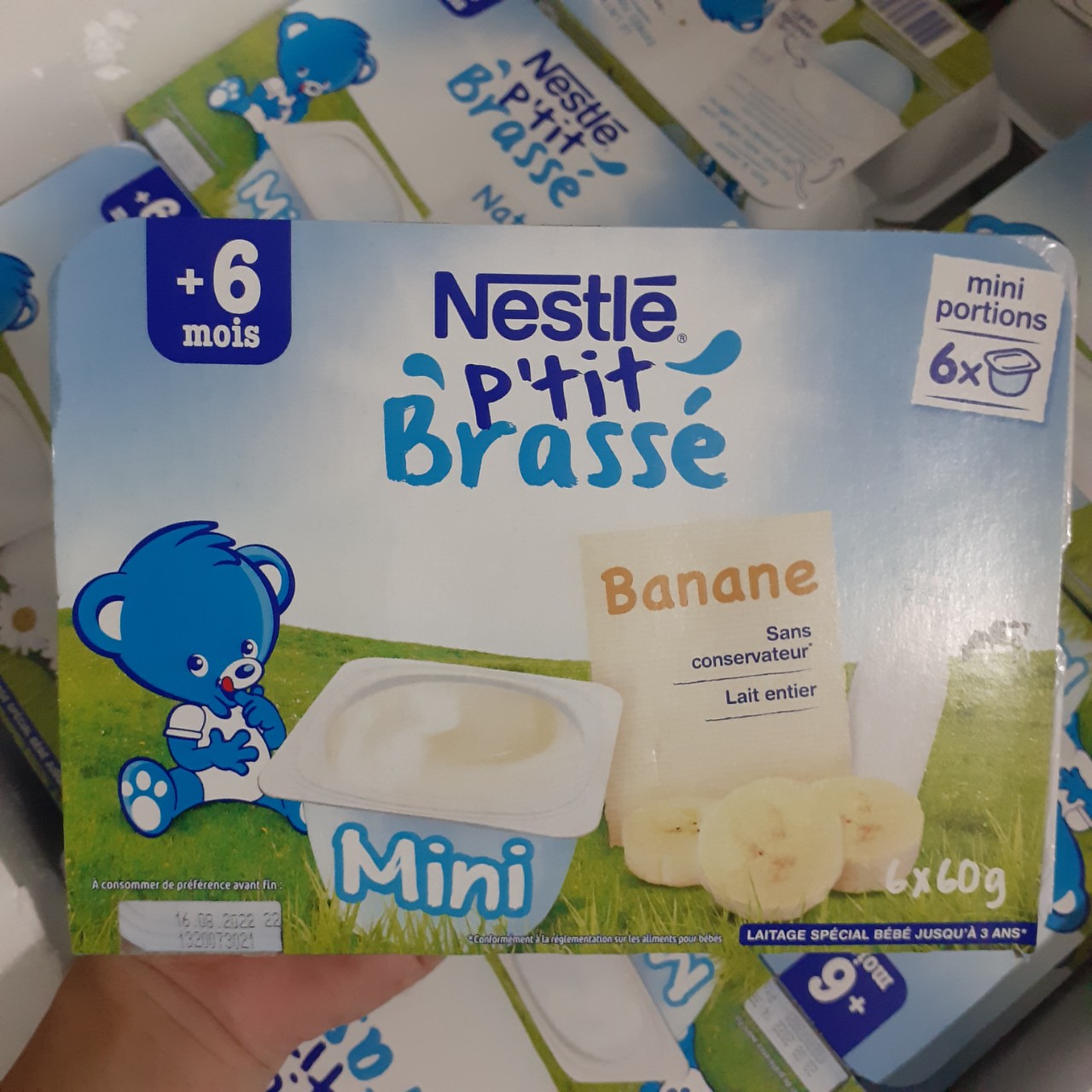 Sữa chua Nestle cho bé từ 6th (lốc 6x60g) 7/2023