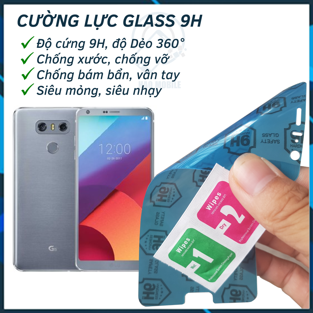 Dán cường lực dẻo nano full màn lg g6, lg g6 plus