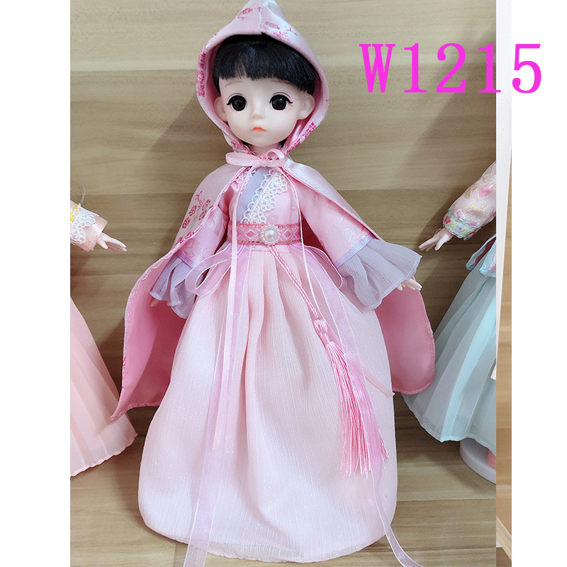 Các mẫu váy cổ trang đẹp cho búp bê 30cm body mập mạp