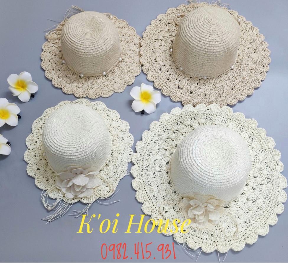 Mũ cói cho mẹ và bé
