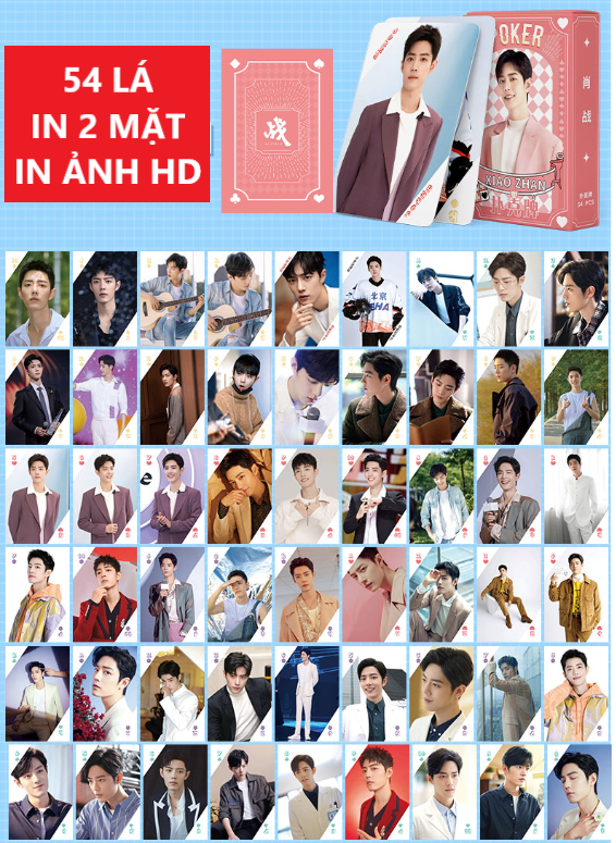 [Có sẵn] Bộ bài Tiêu Chiến Xiao Zhan
