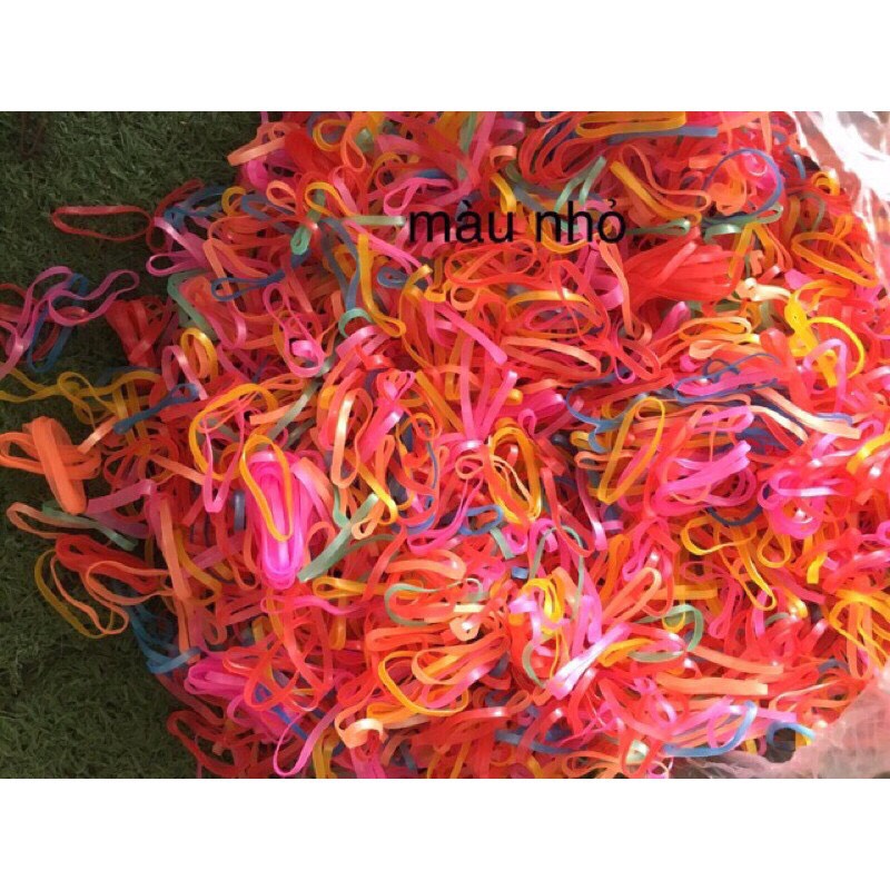 100 g chun buộc tóc nhiều màu