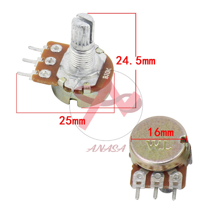 Biến Trở Volume (chiết áp Đơn) Các Loại