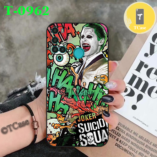 Ốp lưng Vsmart Joy 4 - Ốp dẻo đen in hình Jorker Chất