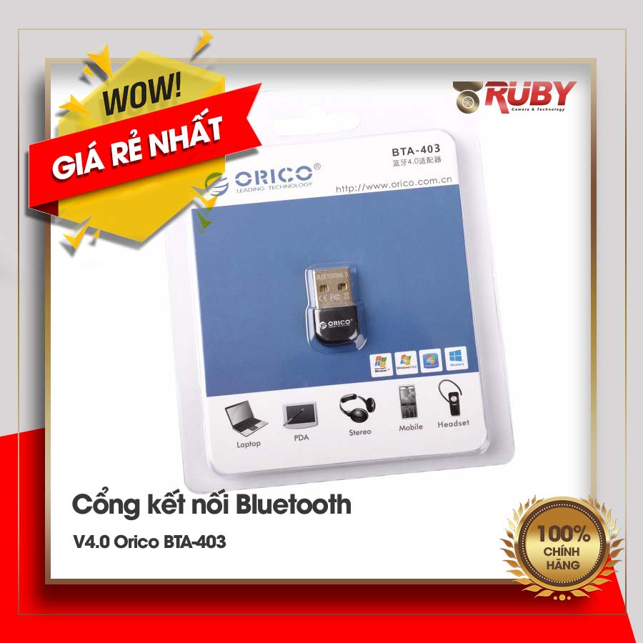 Cổng kết nối Bluetooth V4.0 Orico BTA-403