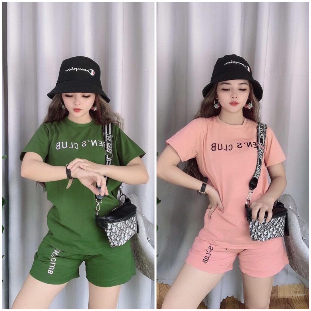 Set Bộ Đùi In Chữ Dễ Thương