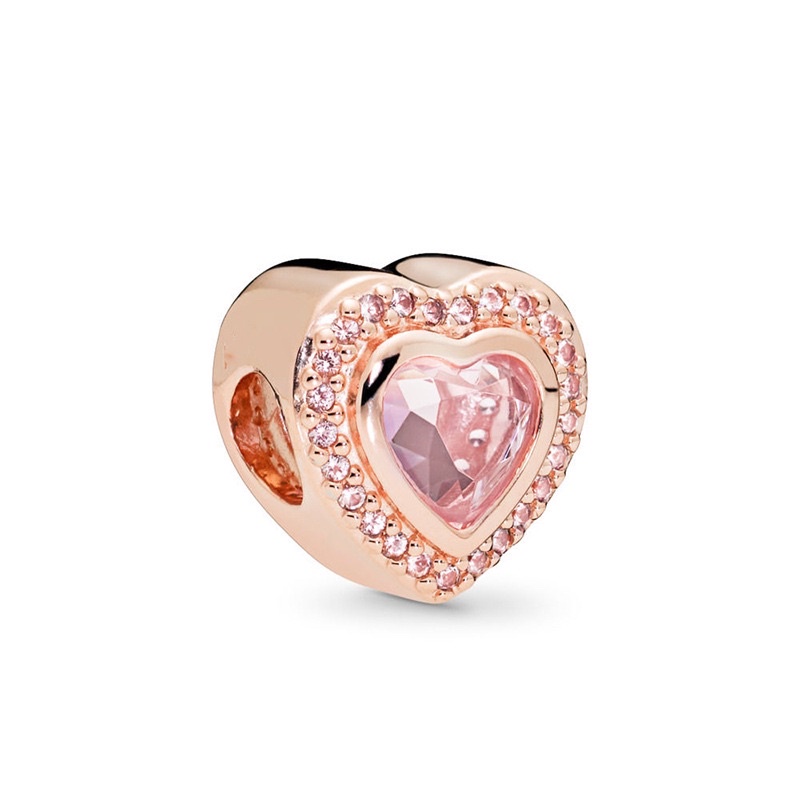 [Hạt charm bạc 925] [Hạt charm pandora] Hạt charm đính đá kiểu Pandora cao cấp YAC07
