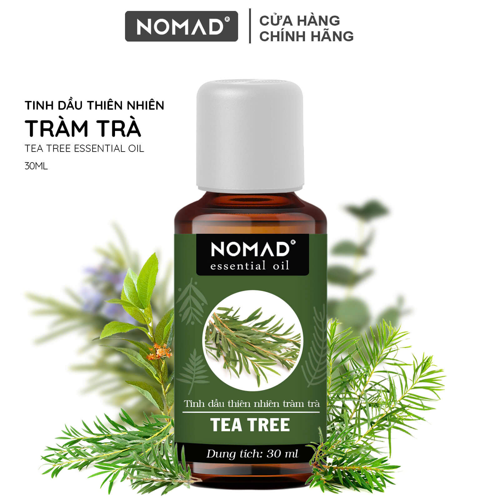 Tinh Dầu Tràm Trà Nguyên Chất Nomad Tea Tree Oils