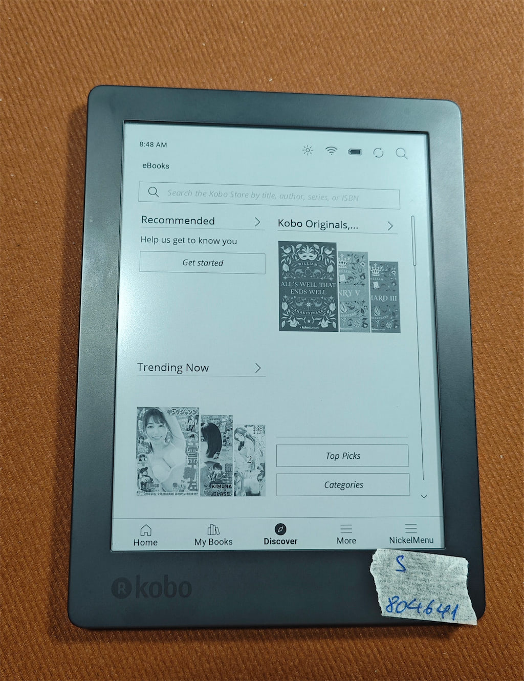 Máy Đọc Sách Kobo Aura H20 Edition 2 - 6.8inch - Đã Cài Koreader