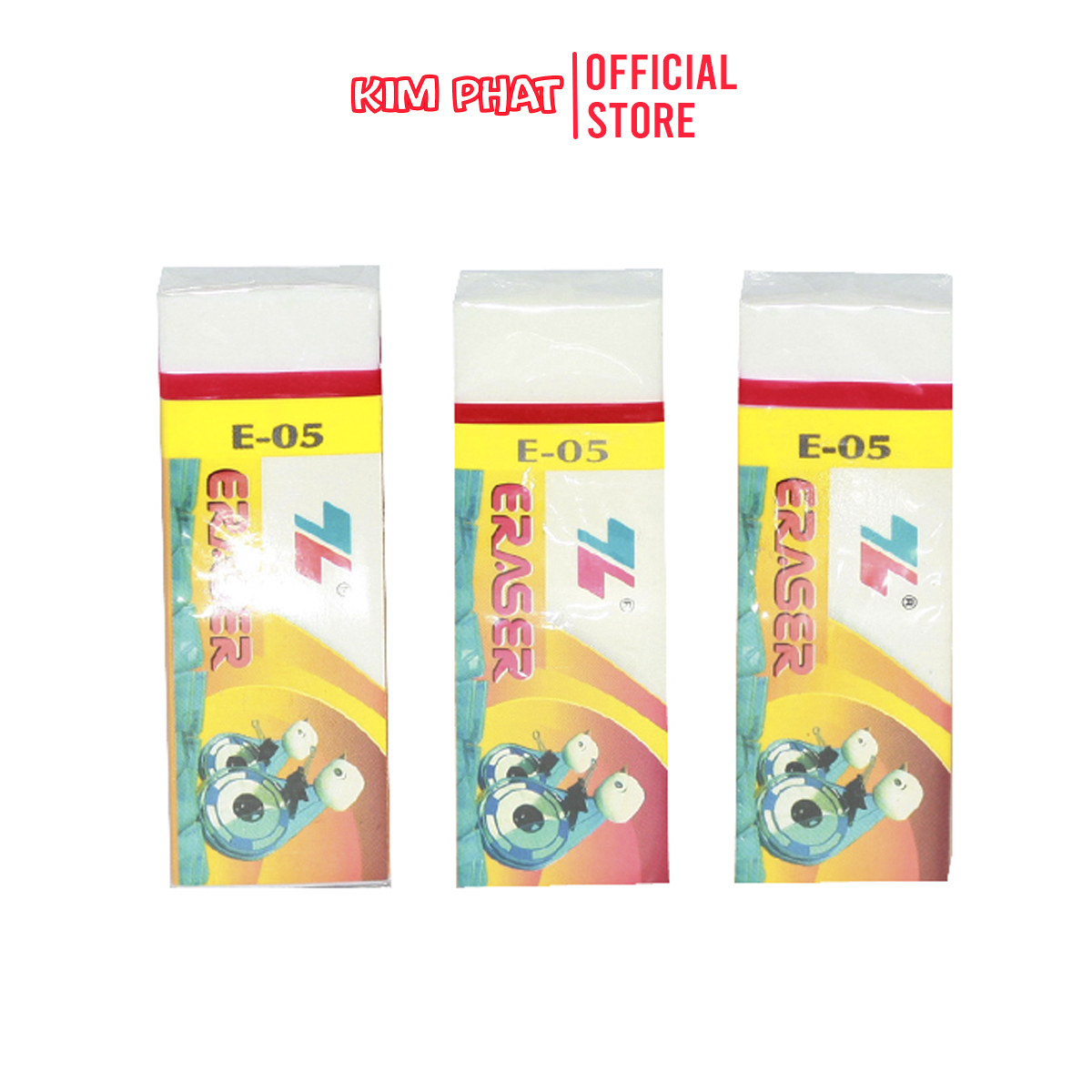 Gôm tẩy Thiên Long (Combo 02 cái)