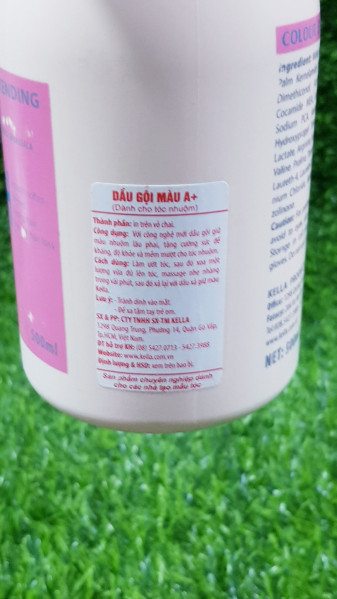 [HCM]Dầu gội giữ màu Kella A+ Hồng 500ml