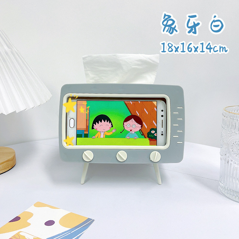 Hộp đựng khăn giấy kiểu dáng tivi - UniLabel