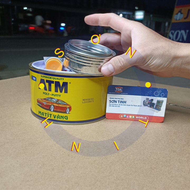 [chiết lẻ] Bột trét đa năng Matit ATM - 2 thành phần 100g , 200g