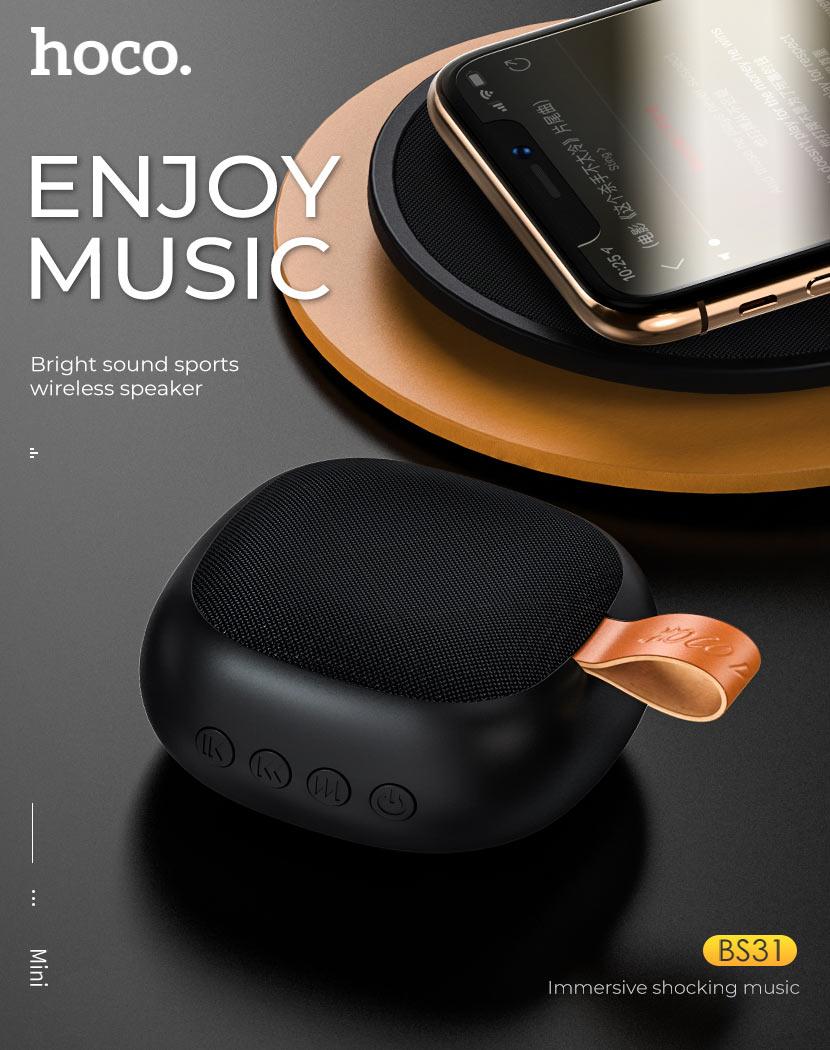 Loa Bluetooth mini Hoco BS31 Bright sound Wireless V4.2WT - Hãng phân phối chính thức - Nhất Tín Computer