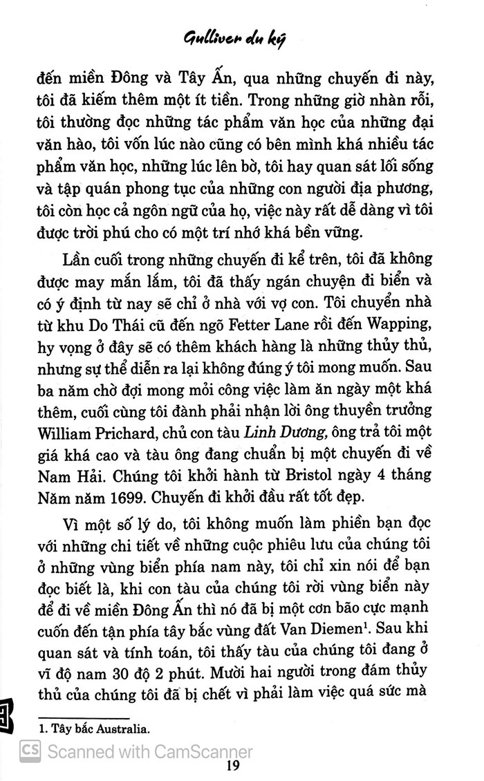 Sách - Gulliver du ký - Tác giả Jonathan Swift