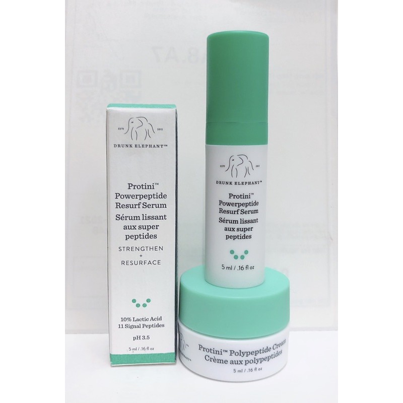 [HCM]Kem dưỡng bổ sung protein DRUNK ELEPHANT Protini Polypeptide Cream Minisize 5ml