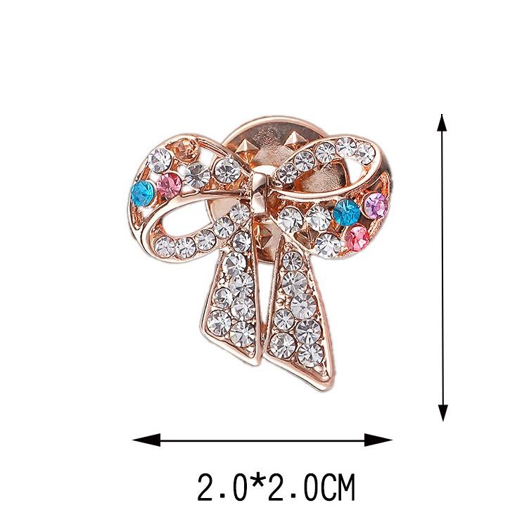[HCM]Cài Áo Nữ Chiếc Nơ Đính Đá CAOG-27.