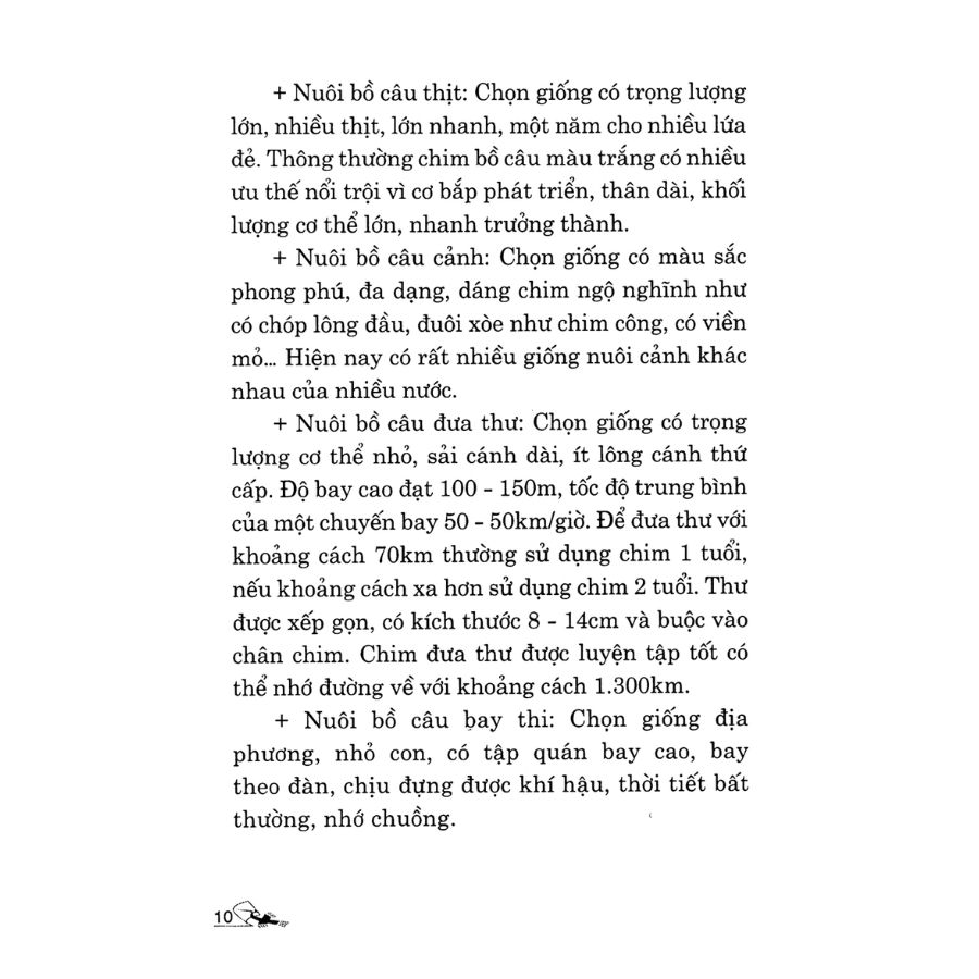 Sách - Kỹ Thuật Nuôi Bồ Câu (Tái Bản)-Vanlangbooks