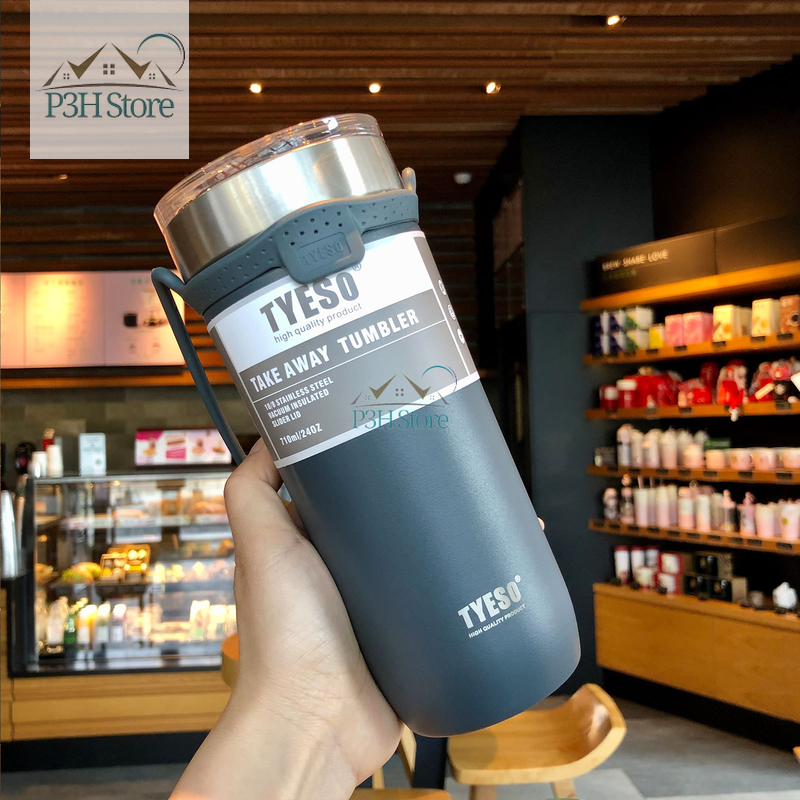 Ly giữ nhiệt 710ml có quai xách Tyeso HC04