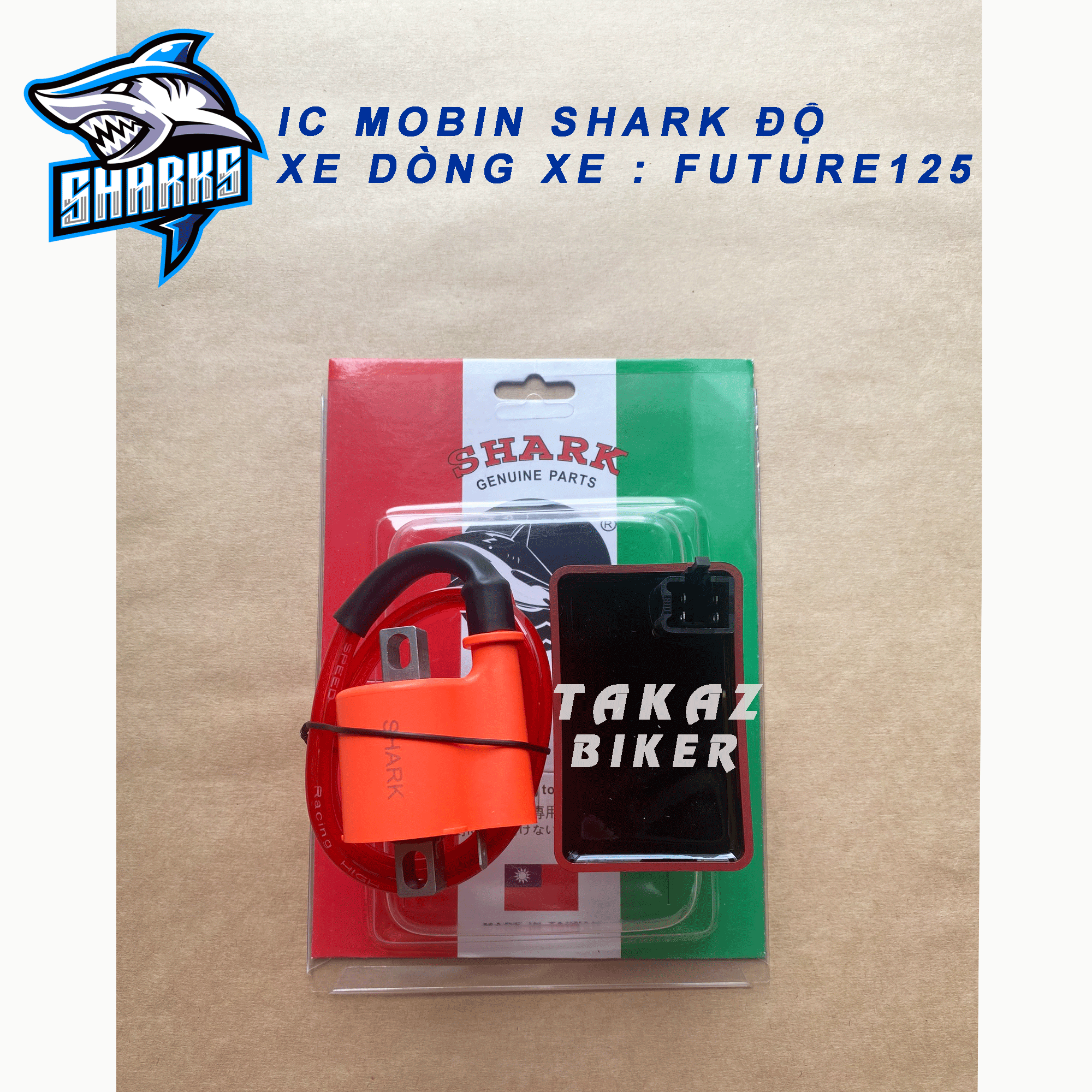 Combo Độ dàn lửa IC Mobin Bugi Uma cho Future 125 Wave Alpha 110 Blade 110 SHARK Malaysia