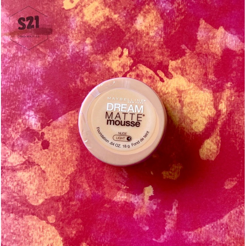 [Bản Canada] Phấn Tươi Maybelline Dream Matte Mousse 18g
