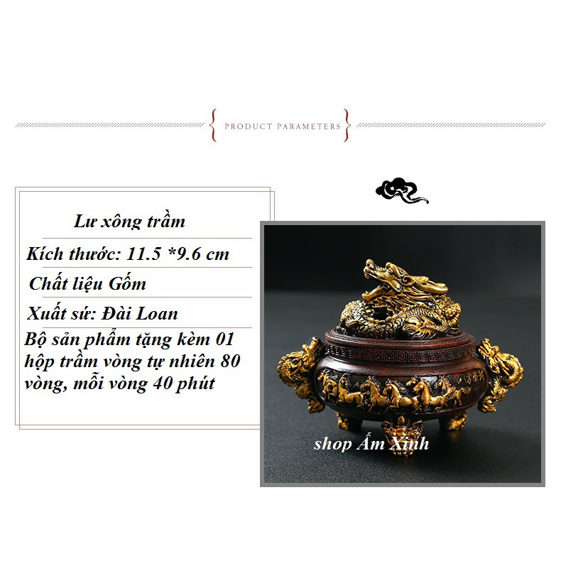 LƯ HƯƠNG ĐỐT TRẦM