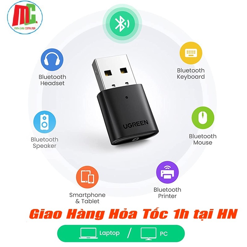 Bảng giá USB Bluetooth 5.0 Ugreen 80889 Hỗ trợ Nintendo Swtich/ PS4 - Hàng Chính hãng Phong Vũ