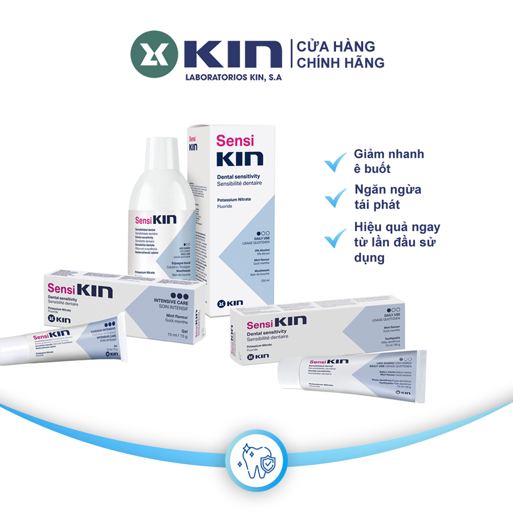 Nước Súc Miệng Sensikin Giảm Ê Buốt Răng 250 Ml