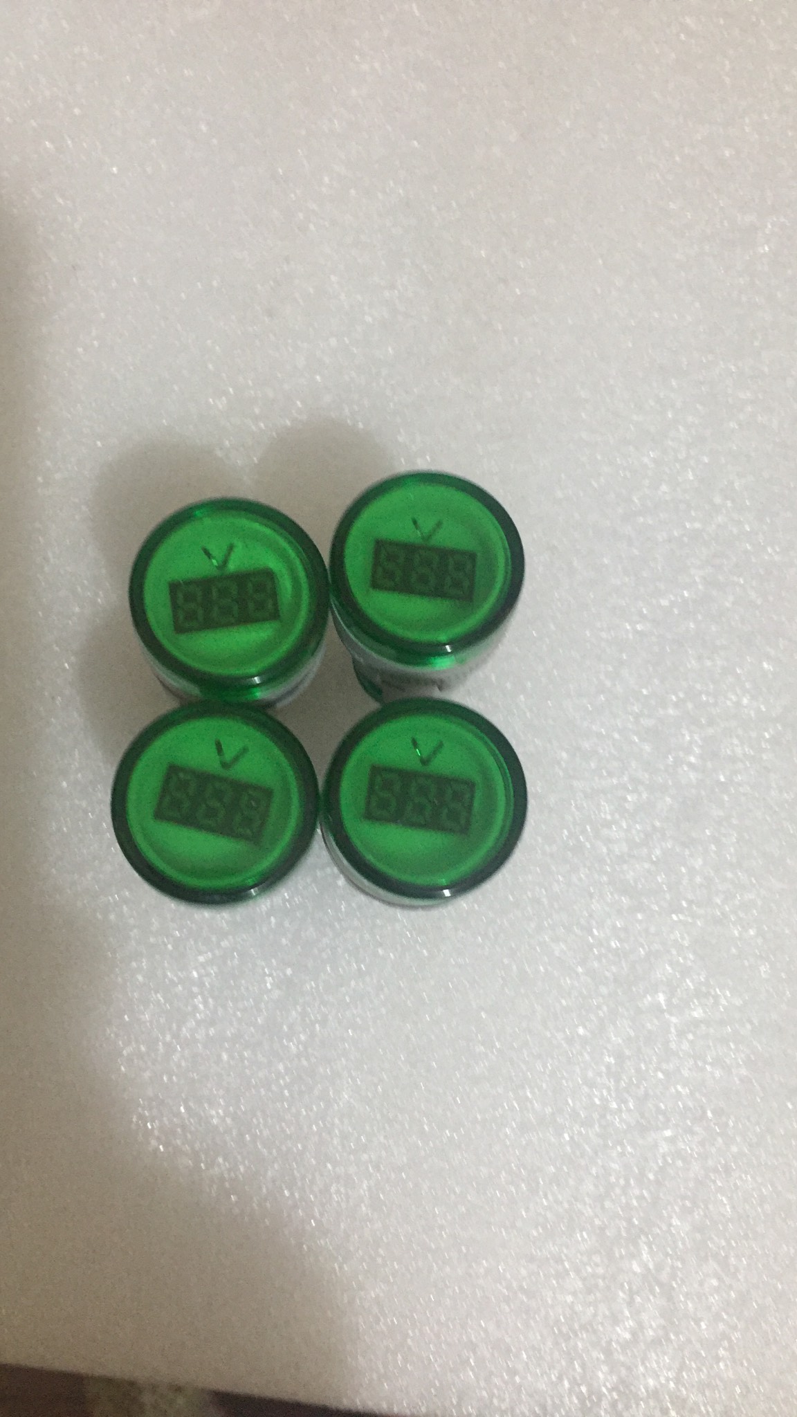 Đèn báo Volt AD16 -22FSV  phi 22 Xanh