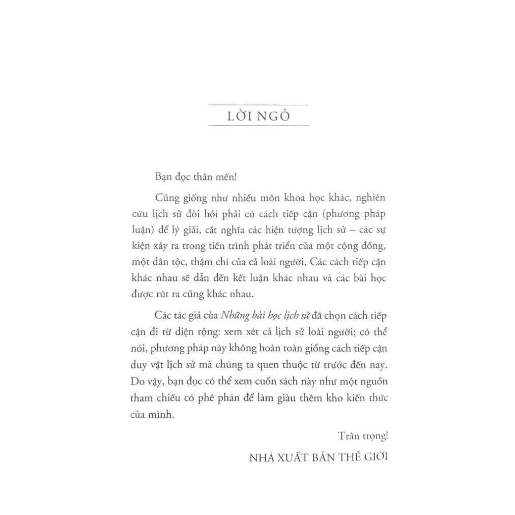 Sách - Những Bài Học Lịch Sử [Alphabooks]