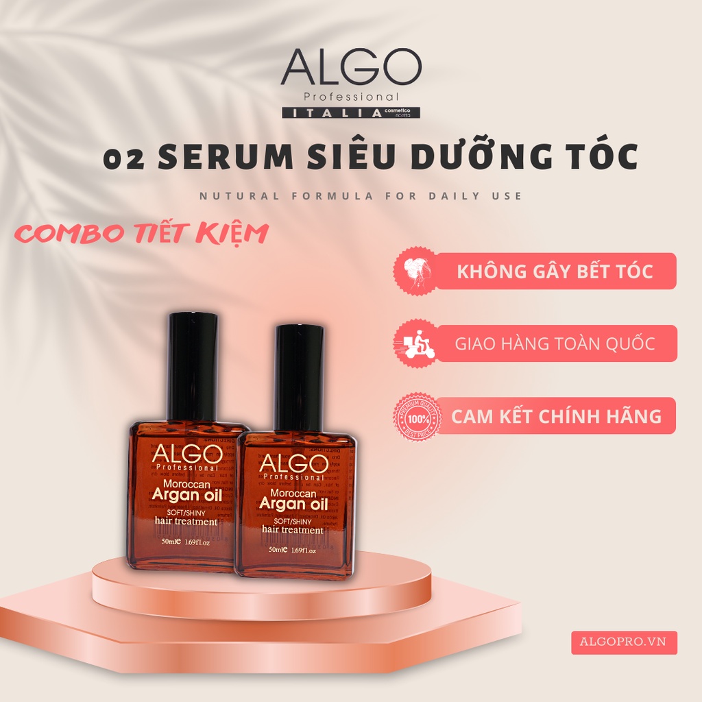 [COMBO TIẾT KIỆM]- Combo 2 Tinh dầu dưỡng tóc Argan Oil 50ml