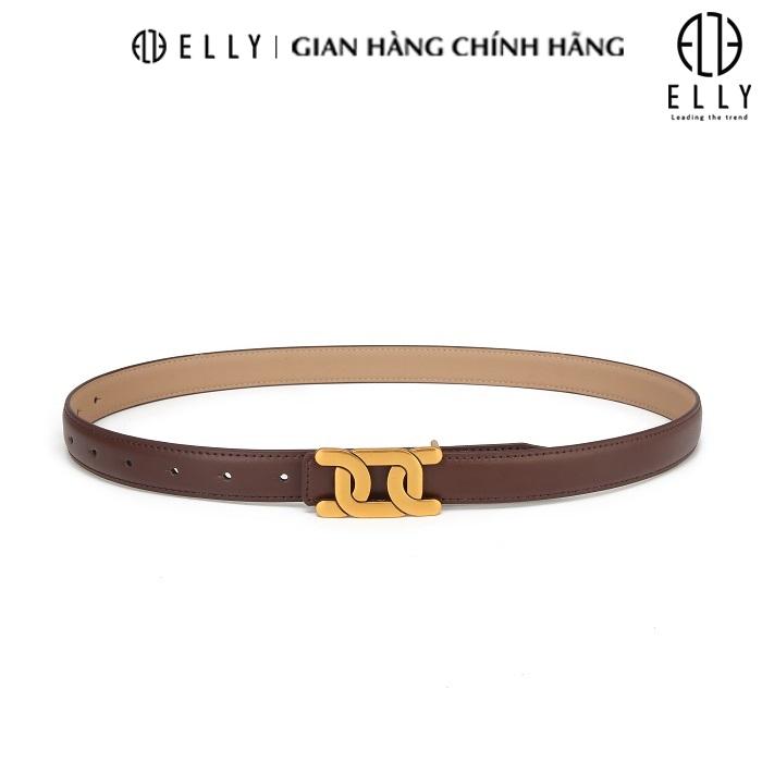 [Brand Day] Dây thắt lưng nữ cao cấp da thật ELLY – ED73