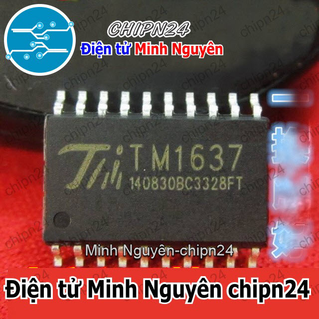 [2 con] (ST) IC Dán TM1637 SOP-20 Hàng Tốt (SMD) (1637) - HH003659