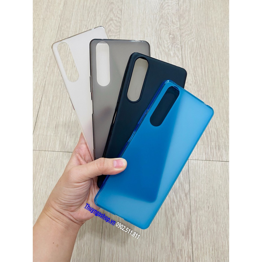 [HCM]Ốp lưng dẻo nhám chống vân tay Sony Xperia 1 / Xperia 1 Mark II / XZ2