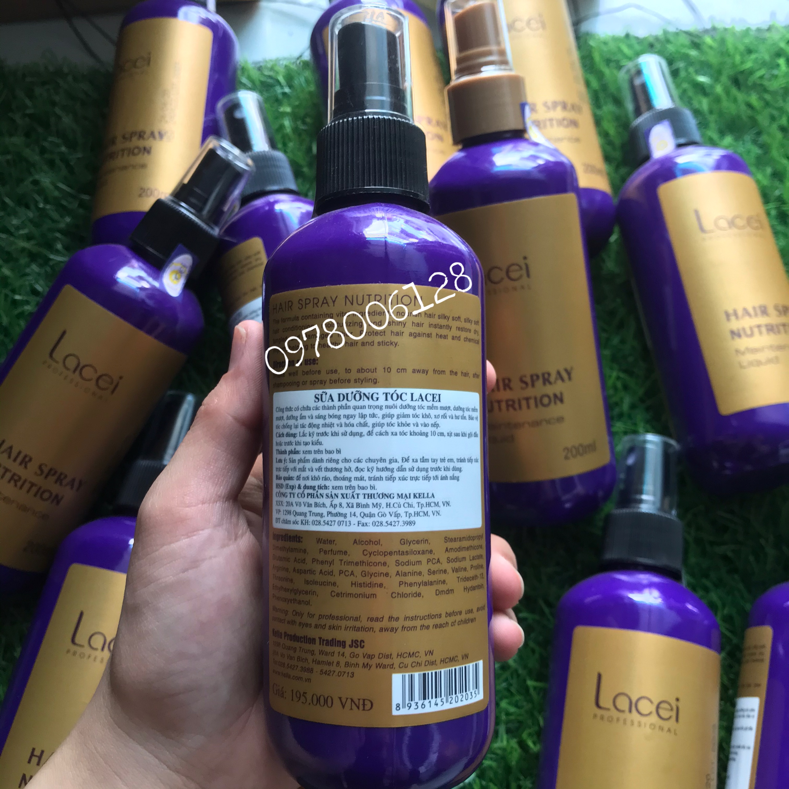 Sữa dưỡng tóc Lacei Extra Rich phục hồi tóc hư tổn 200ml