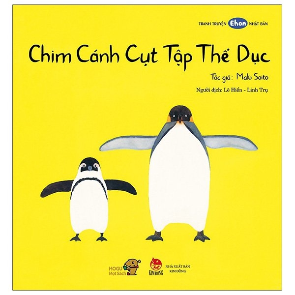 Fahasa - ehon - mọt sách mogu - chim cánh cụt tập thể dục