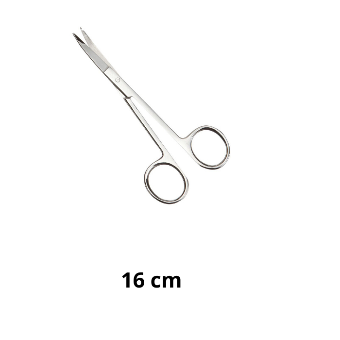 Kéo y tế thẳng nhọn 16cm